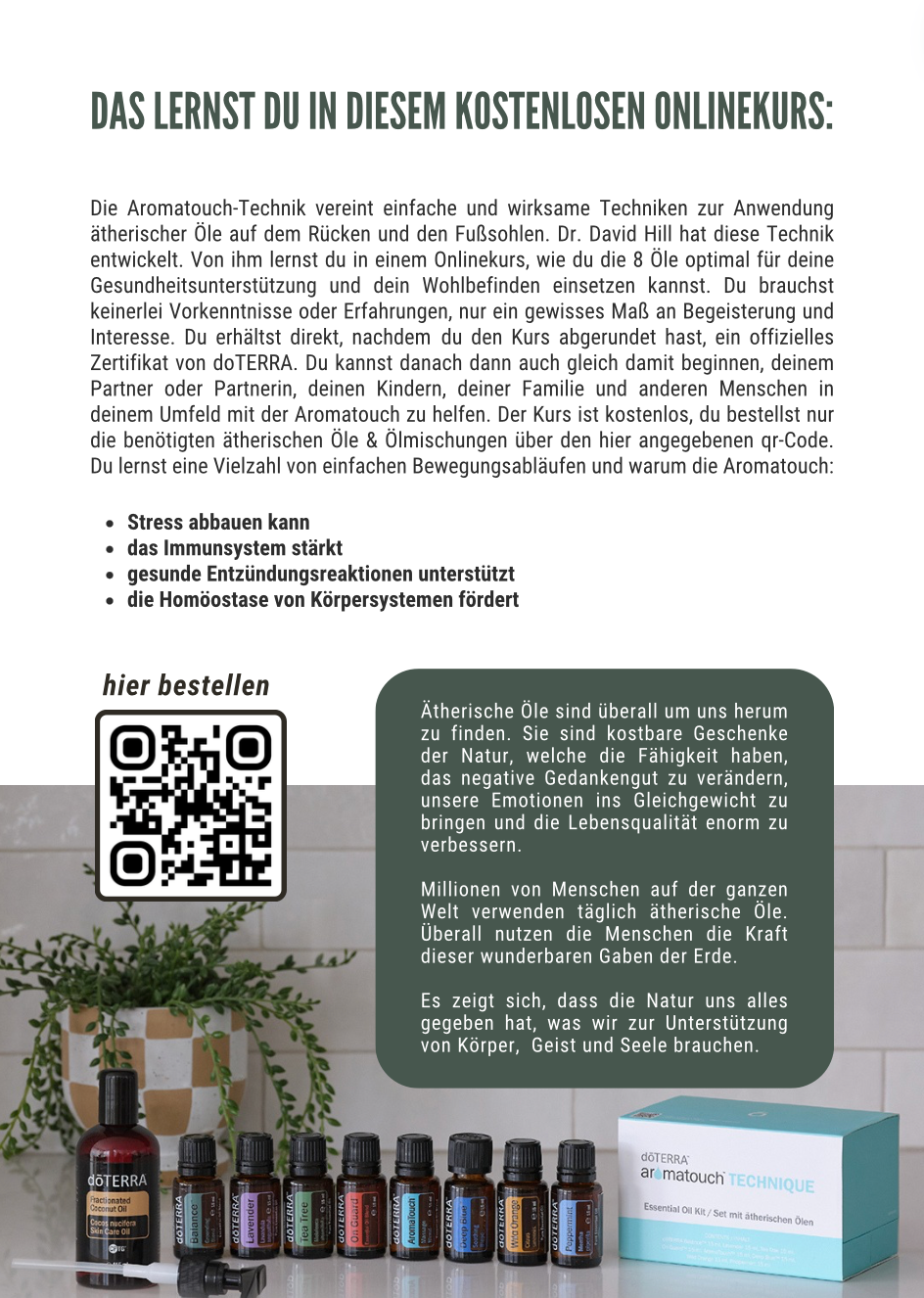 gepersonaliseerde flyer Aromatouch Online Training